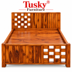 Kerala Nilambur Teak Wood Cot